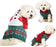 Dog Christmas Sweater Knitted Snowman Soft Comfortable Pet Clothes Winter New Year Jumpsuit Pjs for Small Medium Large Pets Dogs Outfits Large Snowman