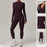 Elite Sportswear Warm Zipper Long-sleeved Jumpsuit Yoga Fitness Sports Pants Breathable Bodysuit Women's Clothing