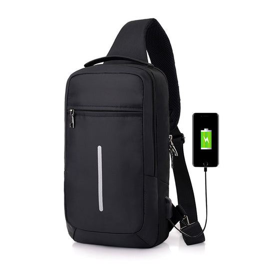 Elite Anti-theft USB charging chest bag
