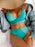 Swimsuit Knot Back Beachwear Ruched Butt Biquinis Bathing Suits