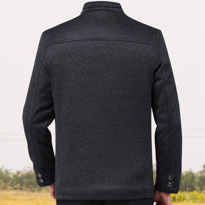 Men's Velvet Thickened Top Business Casual Jacket