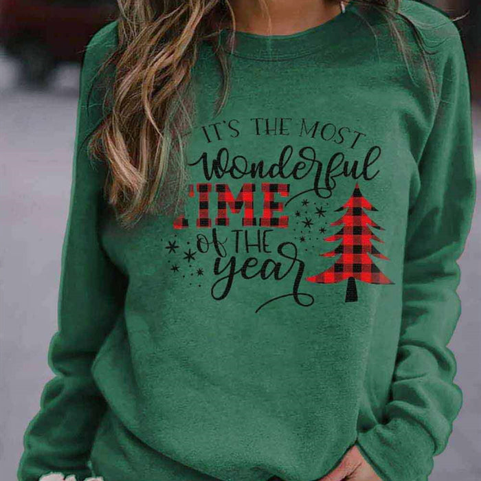 HSM European And American Christmas Hot Fleece Sweater