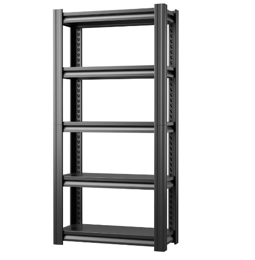 5 Tier Adjustable Height Metal Shelving Unit For Garage Basement