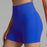 Elite+ Seamless Yoga Shorts Women Solid Color High Waist Hip-lifting Fitness Pants Running Sweatpants