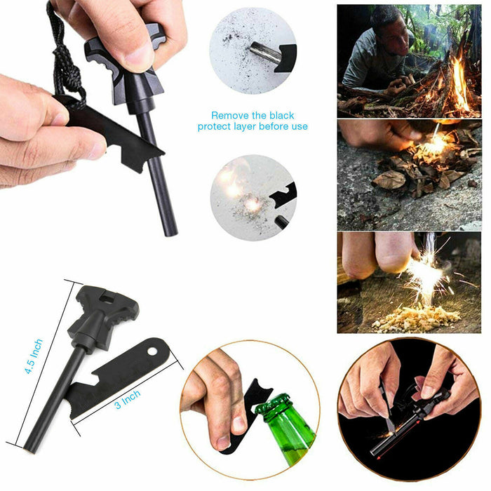 Elite 14in1 Outdoor Emergency Survival Gear Kit Camping Hiking Survival Gear Tools Kit Survival Gear