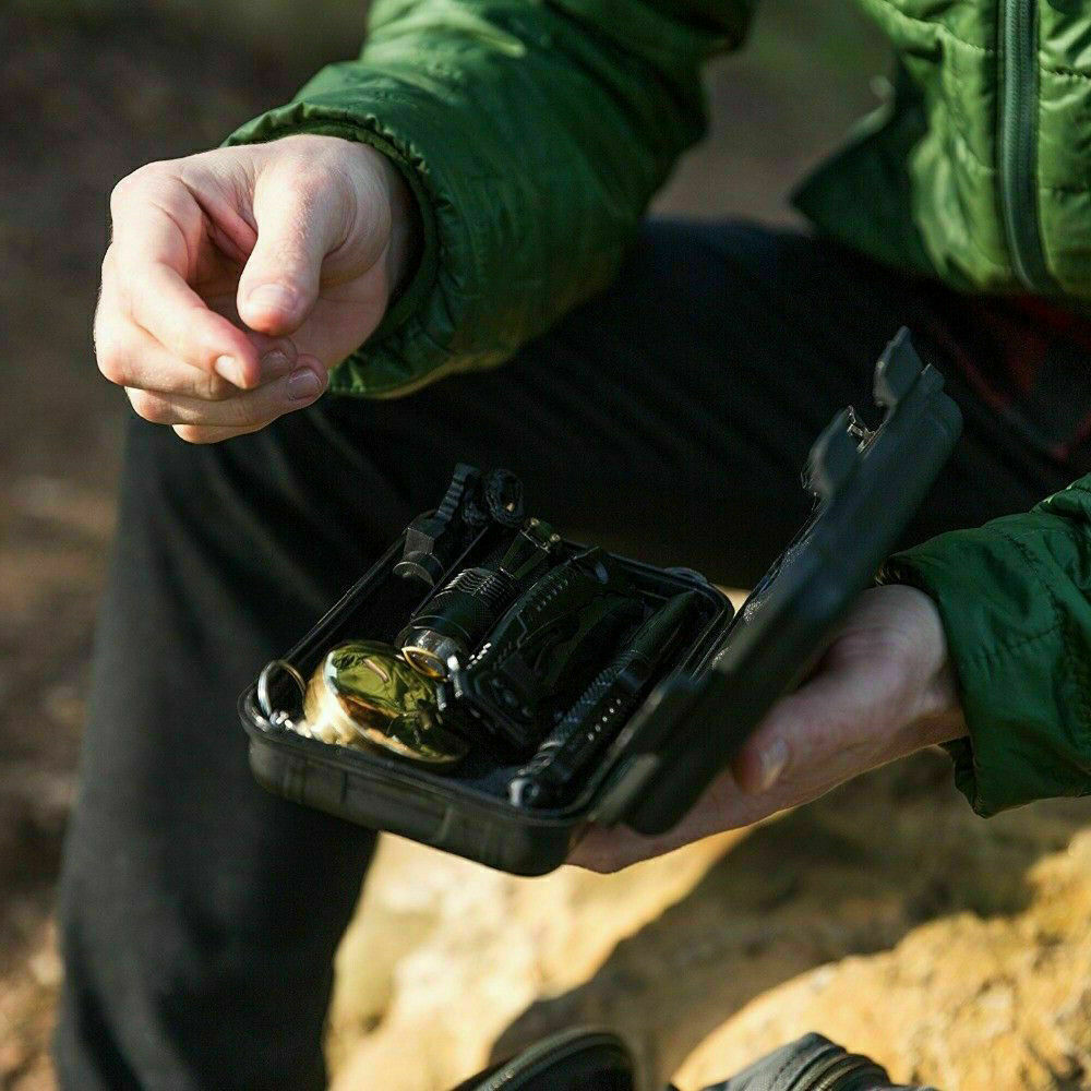 Elite 14in1 Outdoor Emergency Survival Gear Kit Camping Hiking Survival Gear Tools Kit Survival Gear