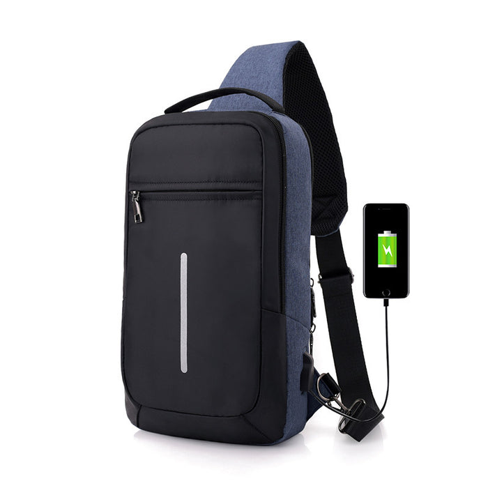 Elite Anti-theft USB charging chest bag