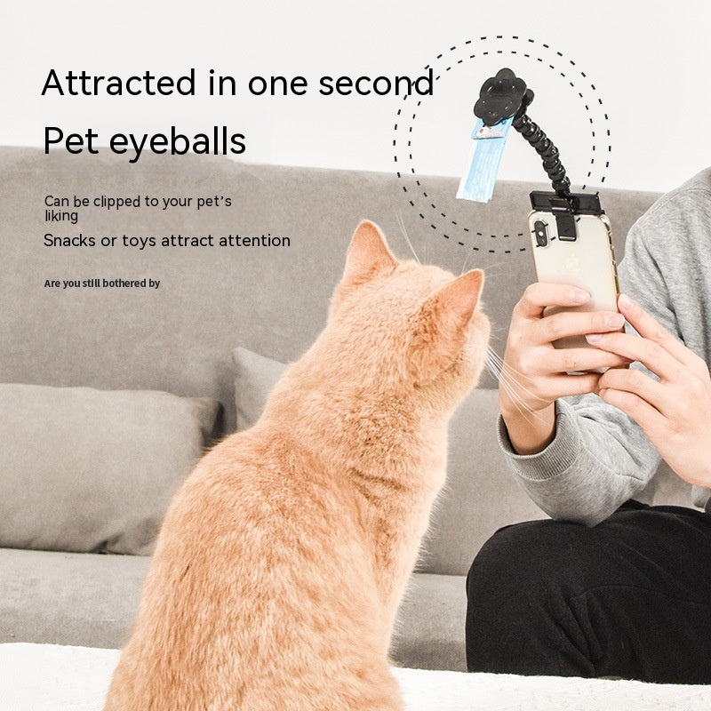 Pets Photography Artifact Cat Dog Watching Lens Teddy Camera Toy Mobile Phone Camera Bracket Selfie Clip Supplies Pet Products