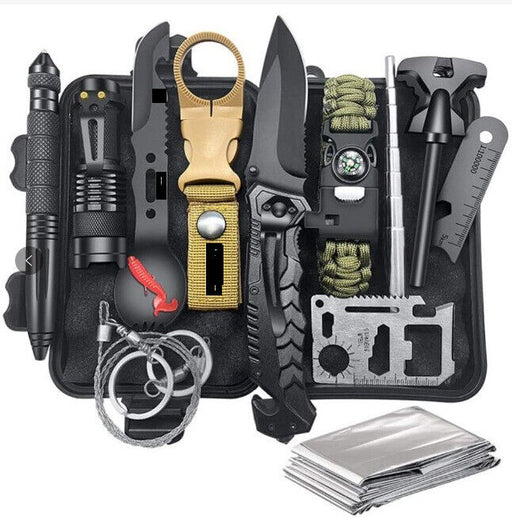 Elite 14in1 Outdoor Emergency Survival Gear Kit Camping Hiking Survival Gear Tools Kit Survival Gear