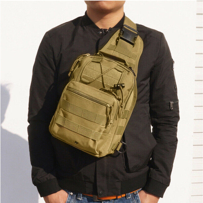 Elite Tactical Chest Bag Backpack Military Sling Shoulder Pack Cross Body Pouch