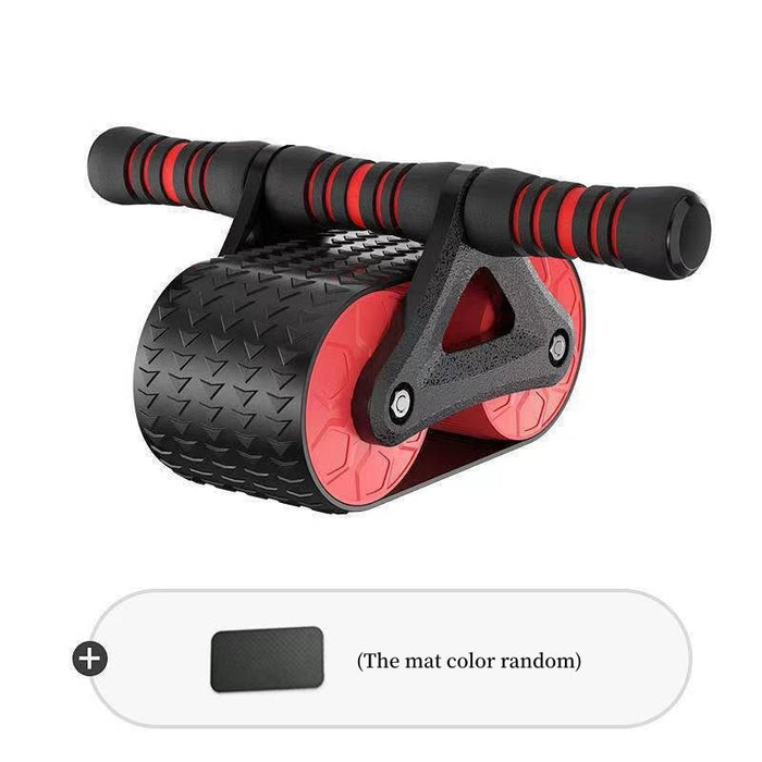 Elite Double Wheel Abdominal Exerciser Women Men Automatic Rebound Ab Wheel Roller Waist Trainer Gym Sports Home Exercise Devices