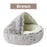 Winter Plush Pet Cat Bed round Cat Cushion Cat House 2 in 1 Warm Cats Basket Pet Sleep Bag Kitten Nest Kennel for Small Dog Cats