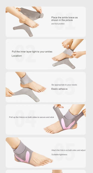 Sports Ankle Support Open Compression Adjustable Anti-sprain Sports Protective Gear