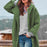 Women's Temperament Thickened Tweed Medium-length Trench Coat