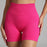 Elite+ Seamless Yoga Shorts Women Solid Color High Waist Hip-lifting Fitness Pants Running Sweatpants