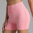 Elite+ Seamless Yoga Shorts Women Solid Color High Waist Hip-lifting Fitness Pants Running Sweatpants