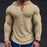 Elite Men's Pullover Casual Long Sleeve T-shirt Waffler Slim Tops Sweat-shirt Solid Color Comfortable Mens Outdoor Streetwear S-3XL