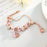 Rose Gold Geometric Love Bracelet