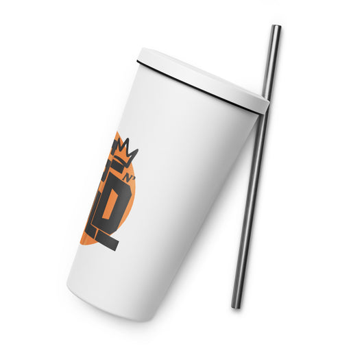 Big n Bold Insulated tumbler with a straw